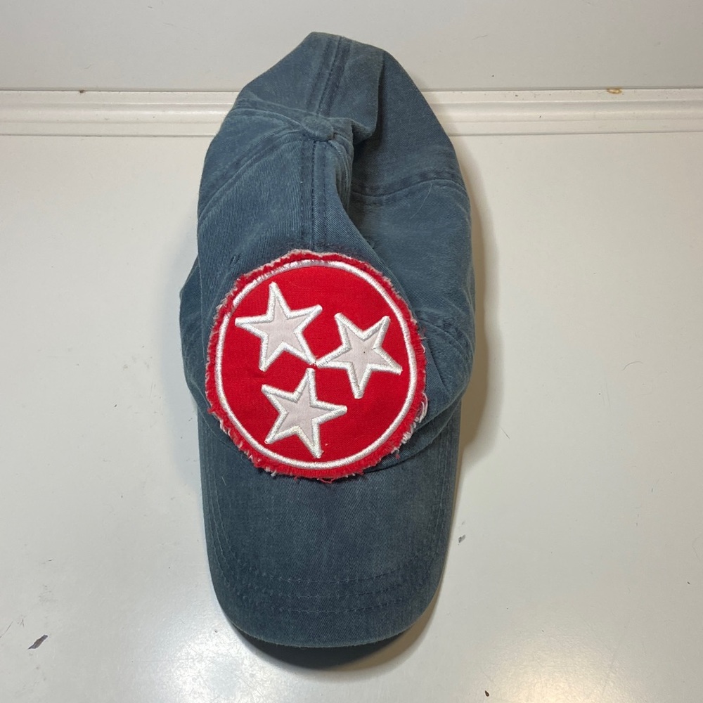Adams Blue Cap with Logo Patch